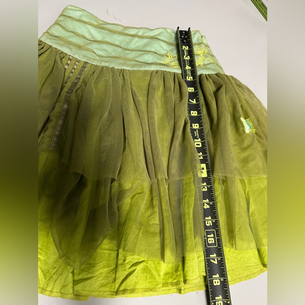 Deux par Deux toile multi textured skirt sz 8 - Picture 6 of 6